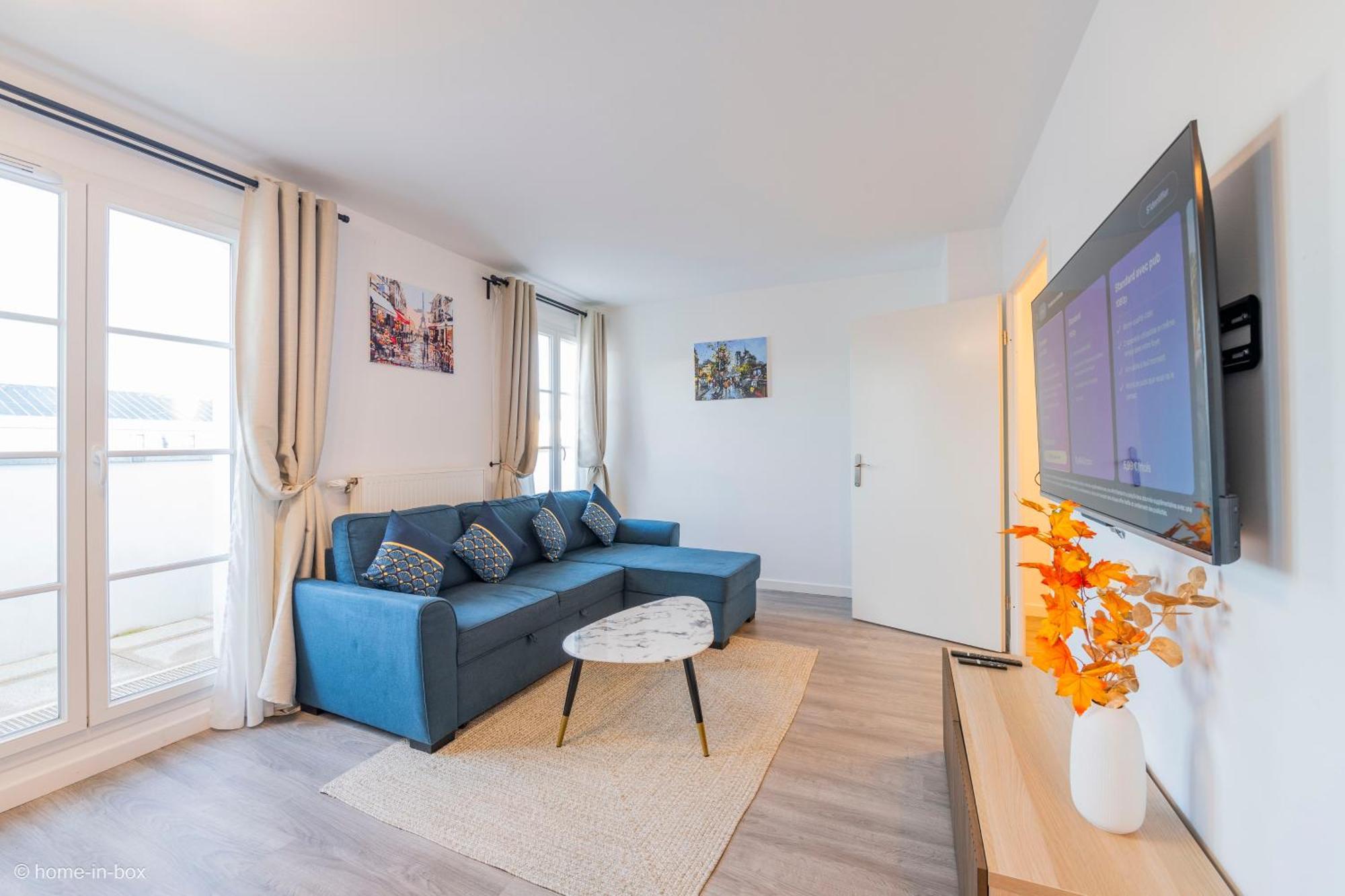 סאריס Le Cartier Appt F3, 7Mn Disneyland, Parking,Terrace מראה חיצוני תמונה