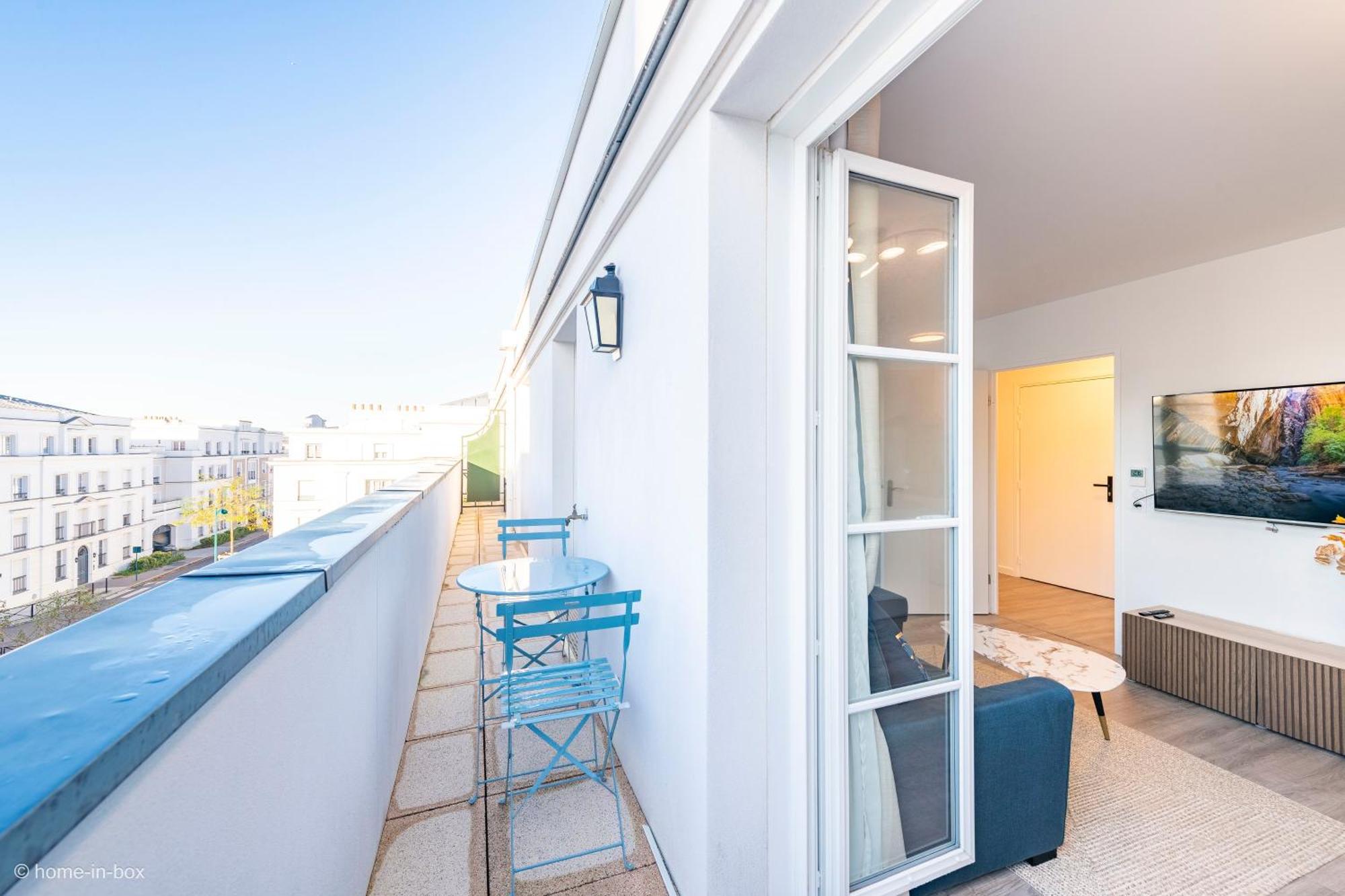 סאריס Le Cartier Appt F3, 7Mn Disneyland, Parking,Terrace מראה חיצוני תמונה